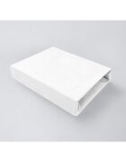 Qmini Cearceaf cu elastic pentru patut co-sleeper Aurora 76x43 cm white