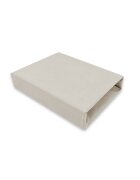 Qmini Cearceaf cu elastic pentru patut co-sleeper Theo 85x46 cm din bumbac Beige