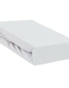 Qmini Cearceaf impermeabil cu elastic pentru patut 120x60 cm din jerseu Grey