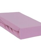 Qmini Cearceaf impermeabil cu elastic pentru patut 120x60 cm din jerseu Pink
