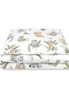 Qmini Lenjerie junior cu 2 piese 140 x 200 cm Safari