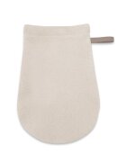 Qmini Manusa de baie Beige 12x21 cm tricot termo-terry din bambus