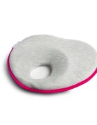 Qmini Perna ergonomica impotriva plagiocefaliei 22x22 cm Roz