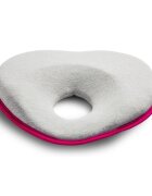 Qmini Perna ergonomica impotriva plagiocefaliei 22x22 cm Roz