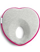 Qmini Perna ergonomica impotriva plagiocefaliei 22x22 cm Roz