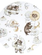 Qmini Perna pentru bebelusi multifunctionala ursulet Minky Teddy Bear and Friends Beige