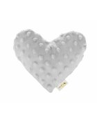 Qmini Pernuta anticolici umpluta cu samburi de cirese Minky Light Grey