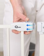 Qmini Poarta siguranta Thor 74 - 109.4 cm cu inchidere automata si sistem dublu de blocare Otel