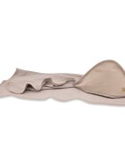Qmini Prosop cu gluga Mocha dimensiune 100x100 cm din bambus si bumbac interlock