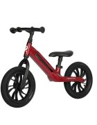 QPlay Bicicleta copii fara pedale Balance bike Racer Rosu Nou de la 3 ani pana la 30 kg cadru usor de magneziu reglabil sa comoda acoperita cu piele ecologica roti de cauciuc gonflabil