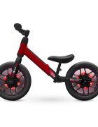 QPlay Bicicleta copii fara pedale Balance bike Spark Rosu 12 inch de la 3 ani pana la 30 kg iluminare LED la roti ghidon ajustabil cu mansoane anti-alunecare sa ajustabila pe inaltime roti de cauciuc