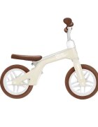 QPlay Bicicleta copii fara pedale Tech Air alb 10 inch scaun si ghidon ajustabile de la 3 ani pana la greutate maxima suportata 30 kg roti cauciuc gonflabil