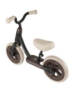 QPlay Bicicleta copii fara pedale Trainer Balance bike negru 10 inch varsta 2-4 ani sa din piele ecologica inaltime ajustabila la ghidon si scaun roti din spuma EVA cu densitate ridicata