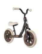 QPlay Bicicleta copii fara pedale Trainer Balance bike negru 10 inch varsta 2-4 ani sa din piele ecologica inaltime ajustabila la ghidon si scaun roti din spuma EVA cu densitate ridicata