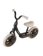 QPlay Bicicleta copii fara pedale Trainer Balance bike negru 10 inch varsta 2-4 ani sa din piele ecologica inaltime ajustabila la ghidon si scaun roti din spuma EVA cu densitate ridicata