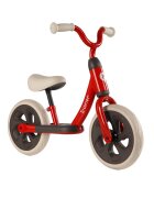 QPlay Bicicleta copii fara pedale Trainer Balance bike rosu 10 inch varsta 2-4 ani sa din piele ecologica inaltime ajustabila la ghidon si scaun roti din spuma EVA cu densitate ridicata