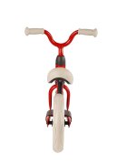 QPlay Bicicleta copii fara pedale Trainer Balance bike rosu 10 inch varsta 2-4 ani sa din piele ecologica inaltime ajustabila la ghidon si scaun roti din spuma EVA cu densitate ridicata