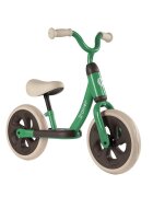 QPlay Bicicleta copii fara pedale Trainer Balance bike verde 10 inch varsta 2-4 ani sa din piele ecologica inaltime ajustabila la ghidon si scaun roti din spuma EVA cu densitate ridicata