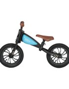 QPlay Bicicleta fara pedale Feduro Albastru Balance bike roti 12 inch gonflabile sa ajustabila din piele ecologica varsta 3-6 ani