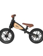 QPlay Bicicleta fara pedale Feduro Bej Balance bike roti 12 inch gonflabile sa ajustabila din piele ecologica varsta 3-6 ani