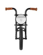 QPlay Bicicleta fara pedale Feduro Negru Balance bike roti 12 inch gonflabile sa ajustabila din piele ecologica varsta 3-6 ani