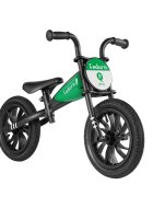 QPlay Bicicleta fara pedale Feduro Verde Balance bike roti 12 inch gonflabile sa ajustabila din piele ecologica varsta 3-6 ani