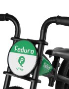 QPlay Bicicleta fara pedale Feduro Verde Balance bike roti 12 inch gonflabile sa ajustabila din piele ecologica varsta 3-6 ani