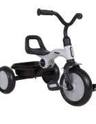 QPlay Tricicleta pentru copii Ant Gri cu pedale pliabila roti din spuma Eva cos pentru jucarii de la 2 ani pana la 25 kg