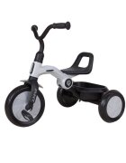 QPlay Tricicleta pentru copii Ant Gri cu pedale pliabila roti din spuma Eva cos pentru jucarii de la 2 ani pana la 25 kg