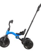 QPlay Tricicleta pentru copii Ant Plus Albastru navy cu roti din spuma EVA pliere compacta cosulet pentru jucarii de la 2 ani pana la 25 kg