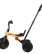 QPlay Tricicleta pentru copii Ant Plus Galben cu roti din spuma EVA pliere compacta cosulet pentru jucarii de la 2 ani pana la 25 kg