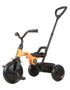 QPlay Tricicleta pentru copii Ant Plus Galben cu roti din spuma EVA pliere compacta cosulet pentru jucarii de la 2 ani pana la 25 kg