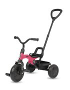 QPlay Tricicleta pentru copii Ant Plus Rose cu roti din spuma EVA pliere compacta cosulet pentru jucarii de la 2 ani pana la 25 kg