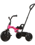 QPlay Tricicleta pentru copii Ant Plus Roz 2024 cu roti din spuma EVA pliere compacta cosulet pentru jucarii de la 2 ani pana la 25 kg