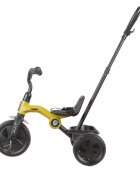 QPlay Tricicleta pentru copii Ant Plus Verde cu roti din spuma EVA pliere compacta cosulet pentru jucarii de la 2 ani pana la 25 kg