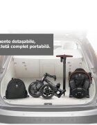 QPlay Tricicleta pentru copii Comfo Max Coffee ultrapliabila scaun pivotant roti eva spatar reglabil