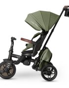 QPlay Tricicleta pentru copii Comfo Max Verde ultrapliabila scaun pivotant roti eva spatar reglabil
