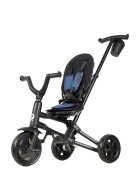 QPlay Tricicleta pentru copii Nova Niello Albastru ultrapliabila cu cadru din aluminiu sezut reversibil 360 spatar reglabil suport pentru picioare roti din cauciuc Eva de la 10 luni pana la 25 kg
