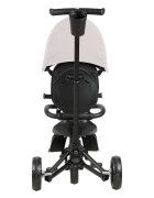 QPlay Tricicleta pentru copii Nova Niello Gri ultrapliabilacu cadru din aluminiu sezut reversibil 360 spatar reglabil suport pentru picioare roti din cauciuc Eva de la 10 luni pana la 25 kg