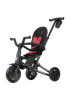 QPlay Tricicleta pentru copii Nova Niello Rosu ultrapliabila cu cadru din aluminiu sezut reversibil 360 spatar reglabil suport pentru picioare roti din cauciuc Eva de la 10 luni pana la 25 kg