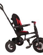 QPlay Tricicleta pentru copii Rito Rubber Violet cu roti din cauciuc pliabila maner telescopic sistem roata libera si greutate maxim suportata 25 kg