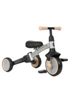 QPlay Tricicleta pentru copii Stager Argintiu evolutiva pliabila scaun reglabil roti Eva suport pentru picioare maner parental reglabil