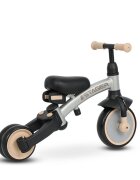 QPlay Tricicleta pentru copii Stager Argintiu evolutiva pliabila scaun reglabil roti Eva suport pentru picioare maner parental reglabil
