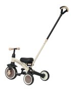 QPlay Tricicleta pentru copii Stager Maro evolutiva pliabila scaun reglabil roti Eva suport pentru picioare maner parental reglabil