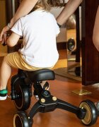 QPlay Tricicleta pentru copii Stager Platinum evolutiva pliabila scaun reglabil roti Eva suport pentru picioare maner parental reglabil