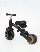 QPlay Tricicleta pentru copii Stager Platinum evolutiva pliabila scaun reglabil roti Eva suport pentru picioare maner parental reglabil