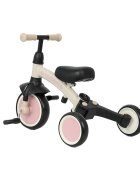 QPlay Tricicleta pentru copii Stager Roz evolutiva pliabila scaun reglabil roti Eva suport pentru picioare maner parental reglabil