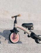 QPlay Tricicleta pentru copii Stager Roz evolutiva pliabila scaun reglabil roti Eva suport pentru picioare maner parental reglabil