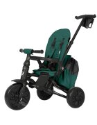QPlay Tricicleta ultrapliabila Nova Max Verde maner telescopic spatar rotativ si reglabil cadru din aluminiu roti Eva accesorii incluse