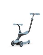 QPlay Trotineta 3in1 Sema Albastru cu scaun maner telescopic si ajustabil suport pentru picioare detasabil greutate suportata 50 kg